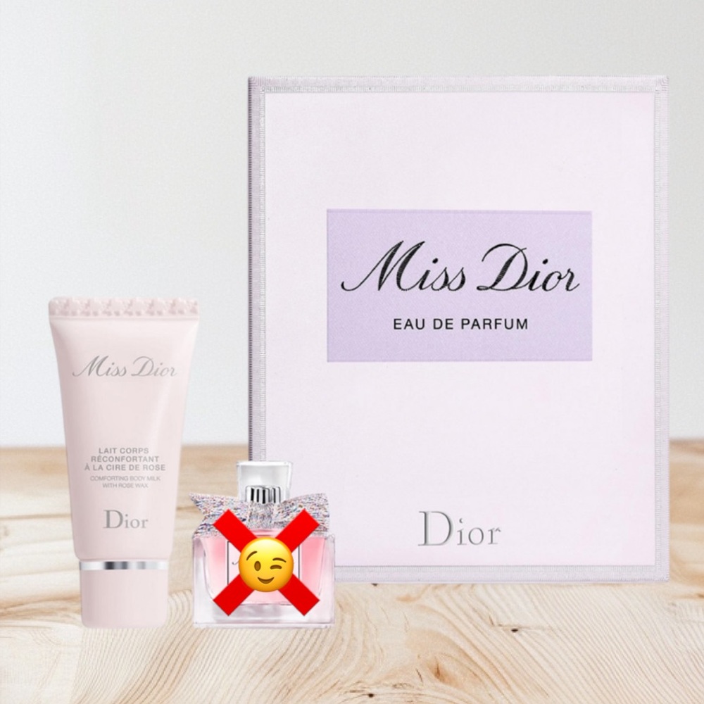 Miss Dior Set - moisturizing body milk and Miss Dior suprise / new in box